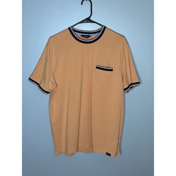 Ben Sherman Coral Rose Stretch pocket T-shirt Small - Picture 1 of 8